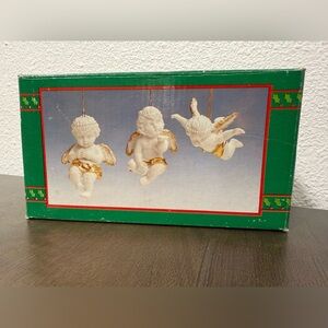 Vintage HEAVENLY CHERUB ORNAMENTS BY HOUSE OF LLOYD CHRISTMAS AROUND THE WORLD
